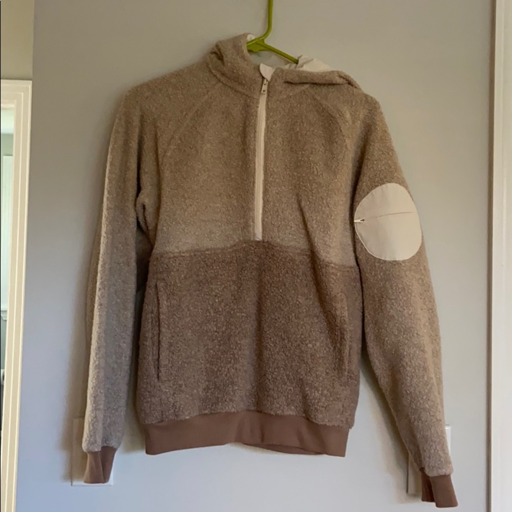 Outdoor Voices Megafleece Pullover in Oatmeal